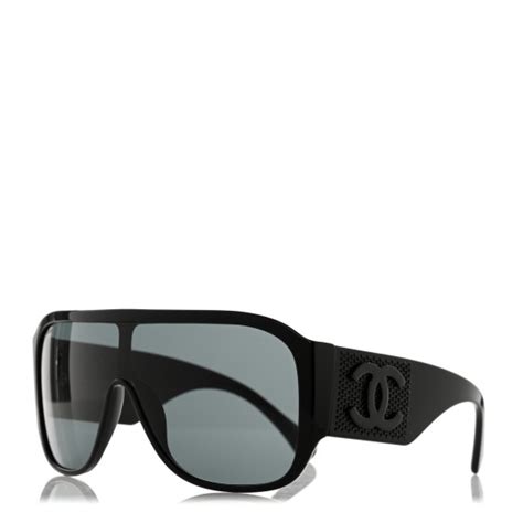 chanel 5466b|CHANEL Acetate Crystal CC Shield Sunglasses 5466.